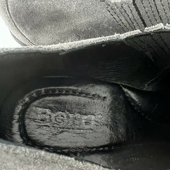 Born Women's Size 6.5 Fredrika Bootie F52542 Gray Suede Ankle Boot - Picture 9 of 9